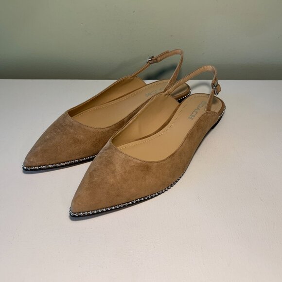 Coach Women's VAE Suede Skimmer Ballet Flat - Picture 1 of 14